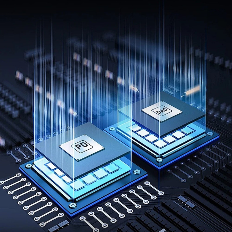 USB-C hann til 3,5 mm lyd + USB-C PD 100W ladeadapter