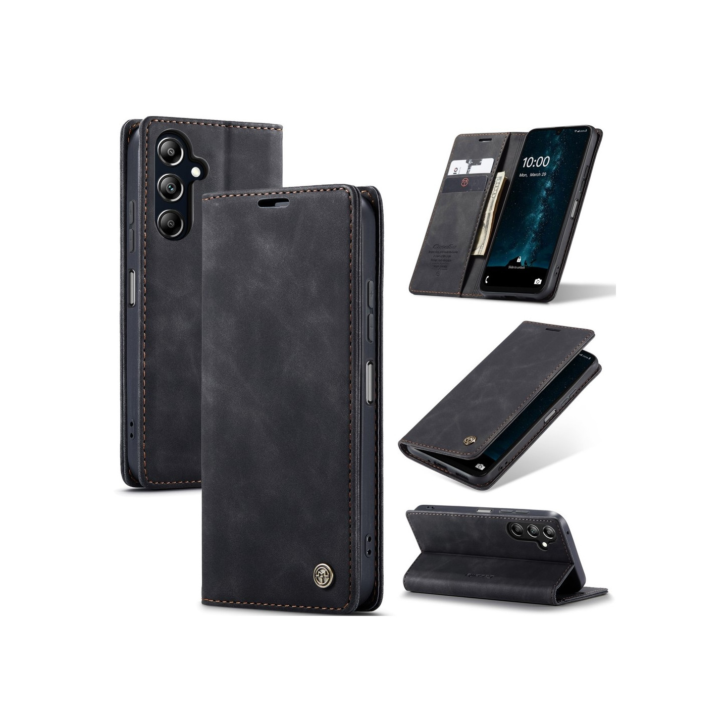 CASEME Retro Wallet Case for Samsung Galaxy A26
