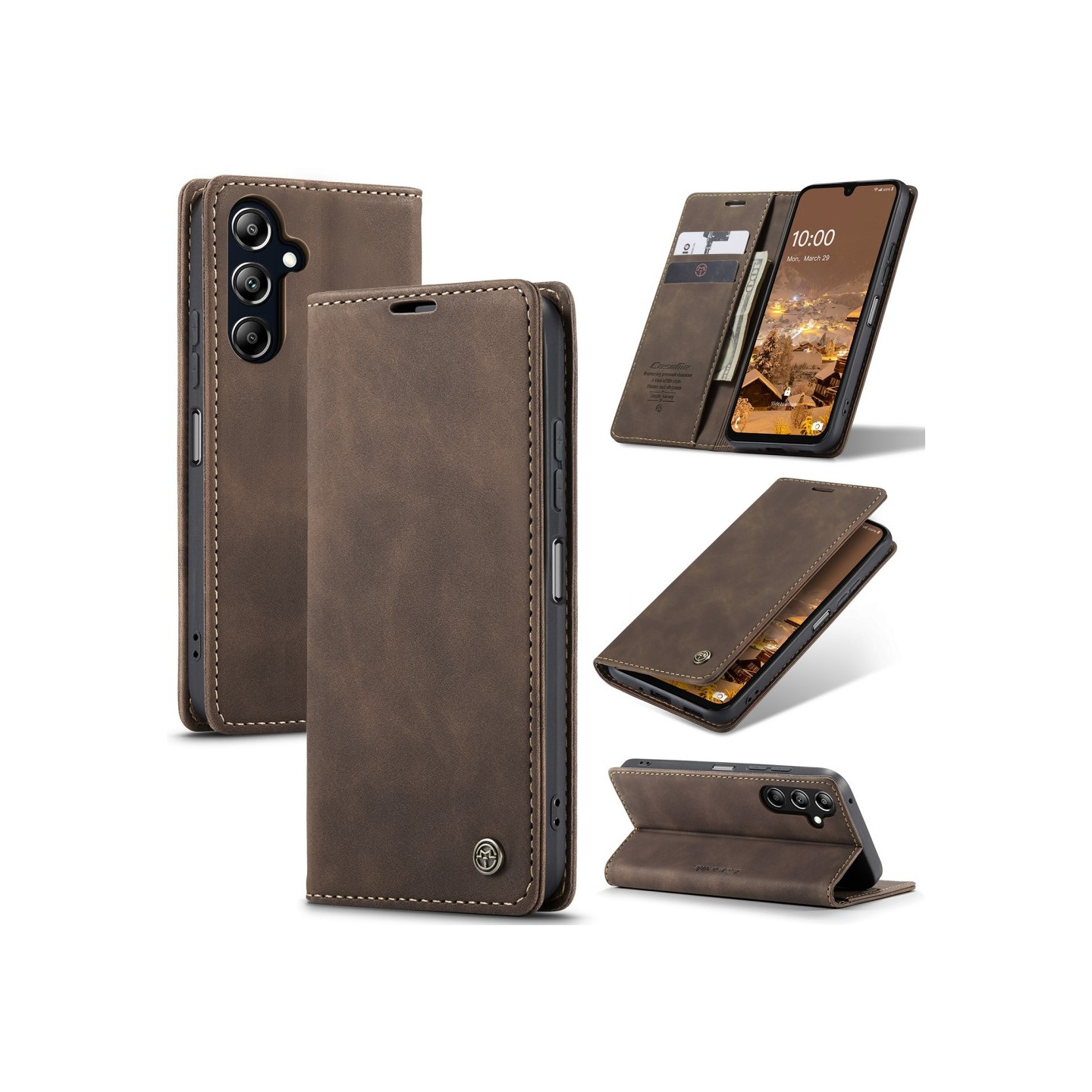 CASEME Retro Lompakkokotelo Samsung Galaxy A26