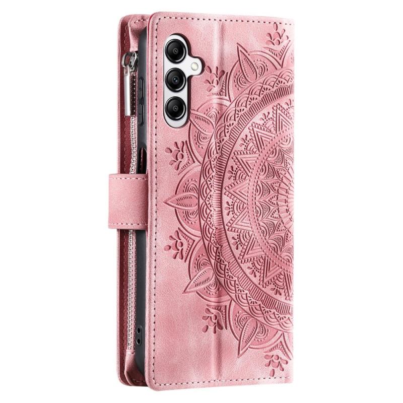 For Samsung Galaxy A26 / A16  Lommebok Deksel Shell Mandala Blomstermønster