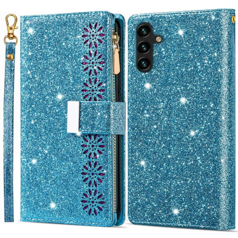 For Samsung Galaxy A26 5G Case Starry Sky Carving Leather Wallet Phone Cover