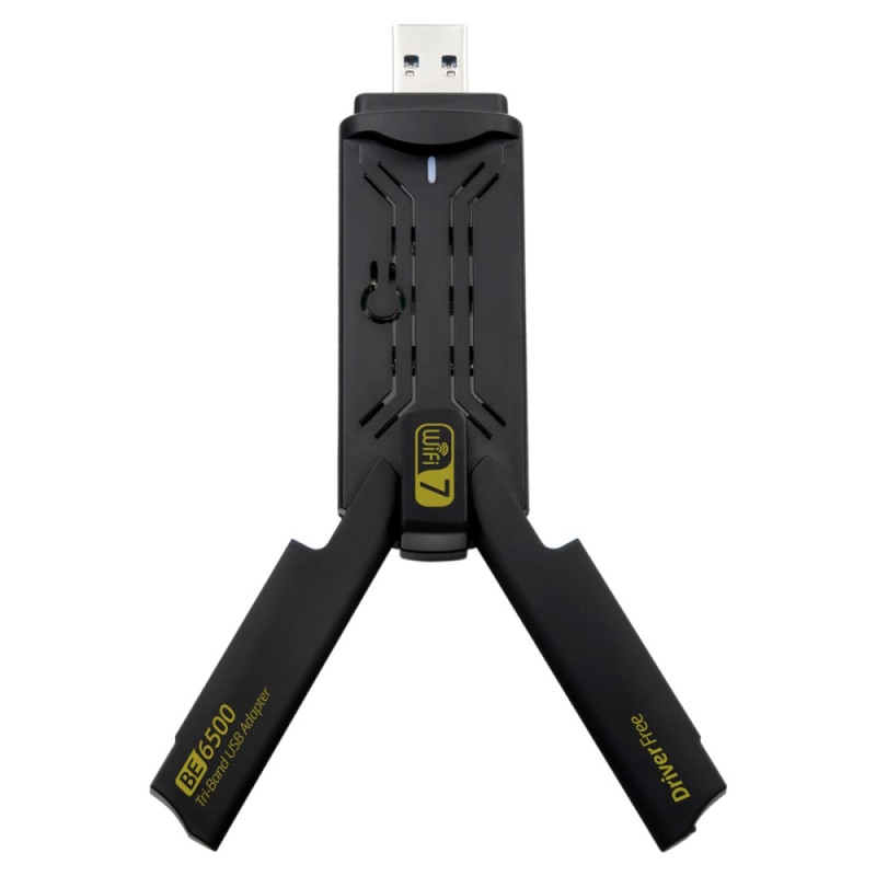 BE6500 Driver gratis 6500M Tri Band WiFi 7 USB 3.0 trådløs nettverkskortadapter