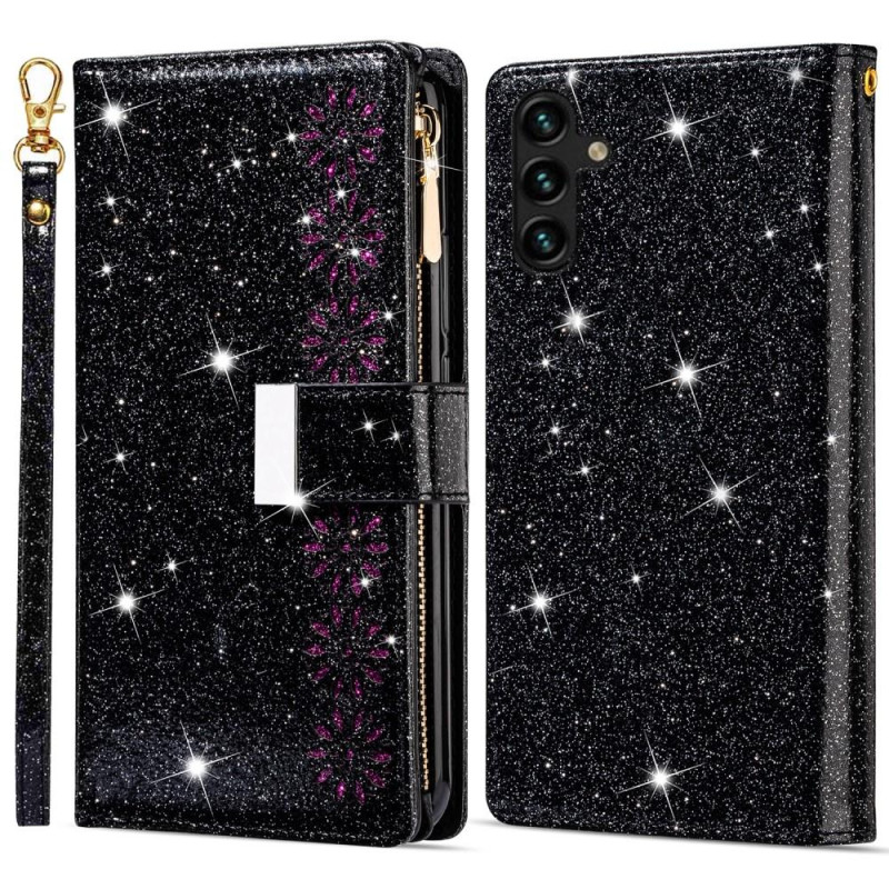 For Samsung Galaxy A26 5G Etui Stjernehimmel Gravert Lommebokdeksel