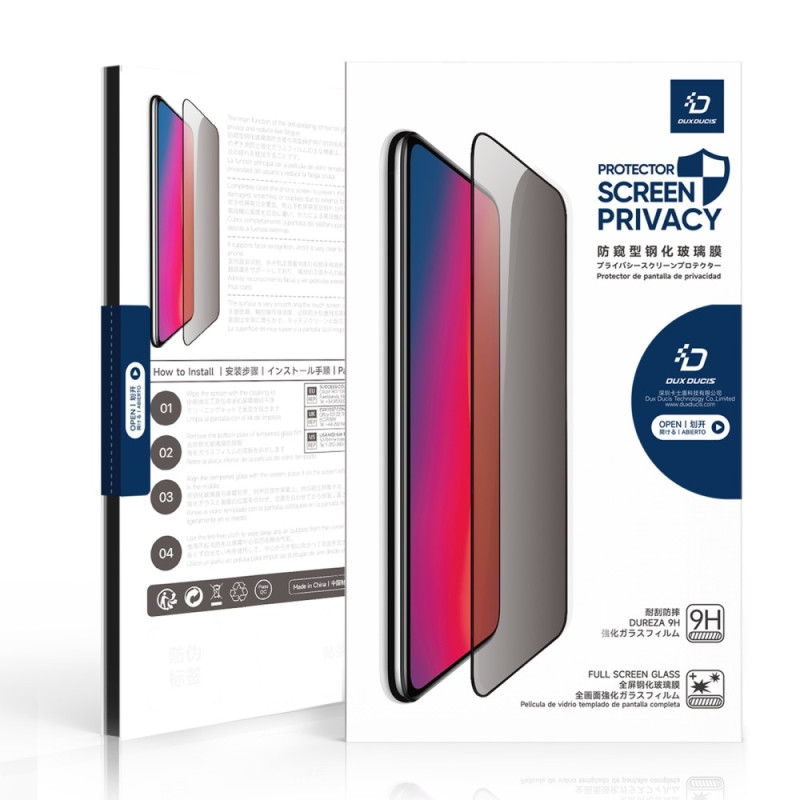 Samsung Galaxy S25 Ultra Näytönsuoja Lasi DUX DUCIS Korkealaatuinen Anti-Spy
