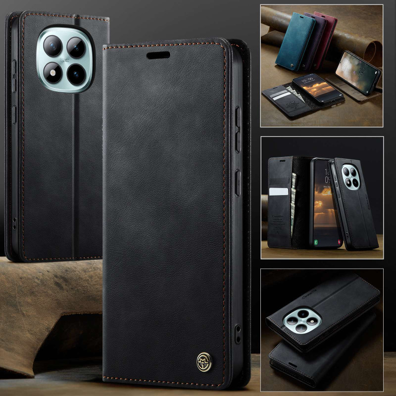 CASEME Retro Wallet Case for Xiaomi Poco M8 Pro 5G / Xiaomi Redmi Note 15 Pro+ 5G
