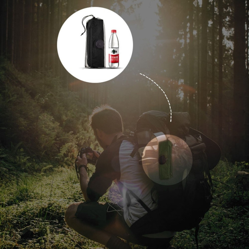 Camping Shower Portable Shower Bag Solar Heating for Outdoor Hiking Showering