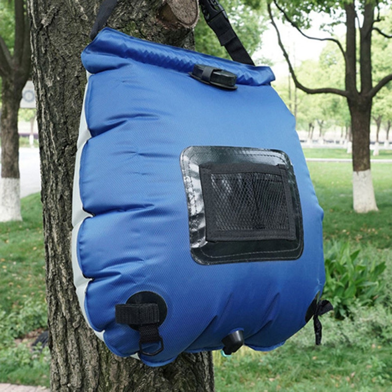 Campingdusj Bærbar Bærbar Dusjpose Solvarme for utendørs turdusj