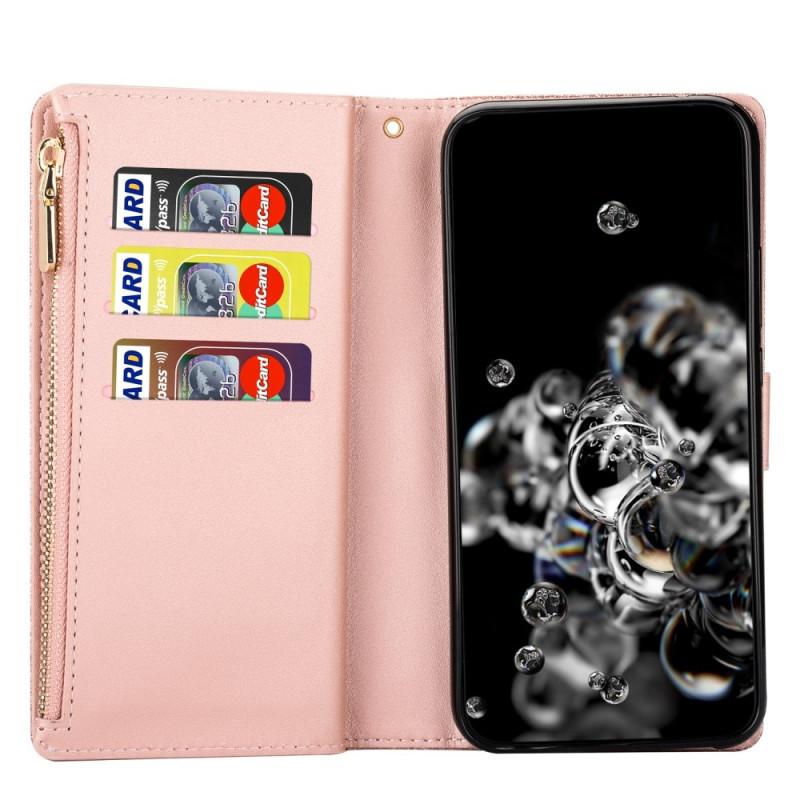For Samsung Galaxy S25+ Etui Stjernehimmel Gravert Lommebokdeksel