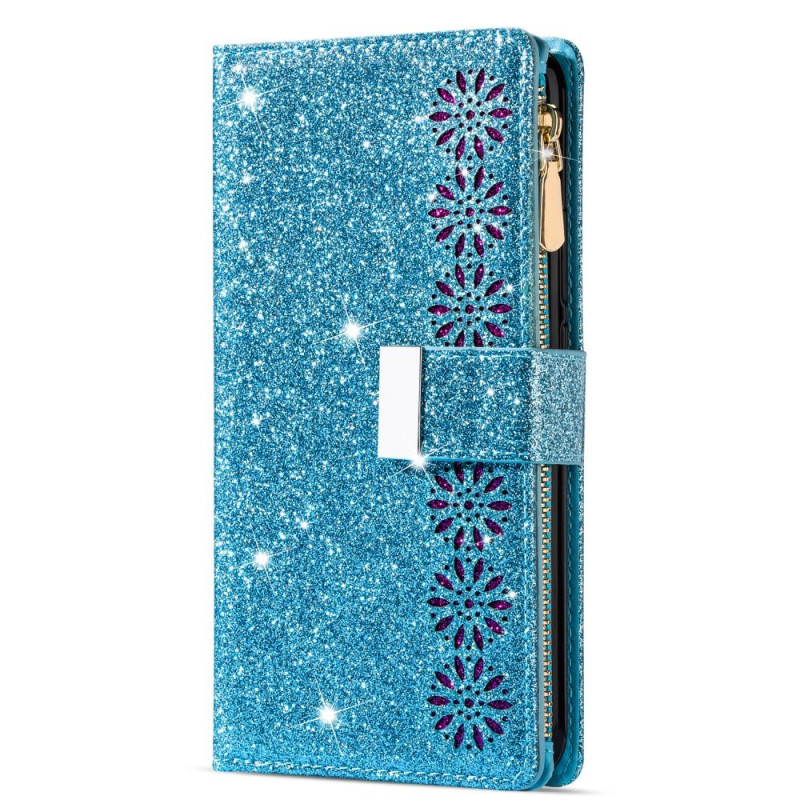 For Samsung Galaxy S25+ Etui Stjernehimmel Gravert Lommebokdeksel