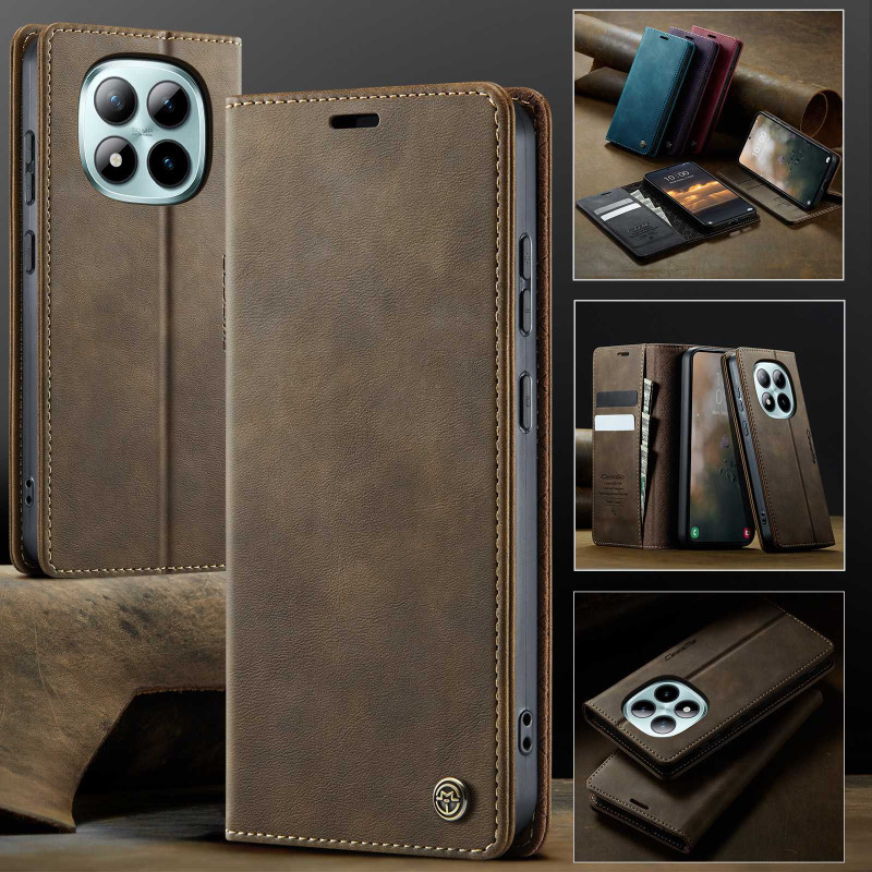 CASEME Retro Wallet Case for Xiaomi Poco M8 Pro 5G / Xiaomi Redmi Note 15 Pro+ 5G