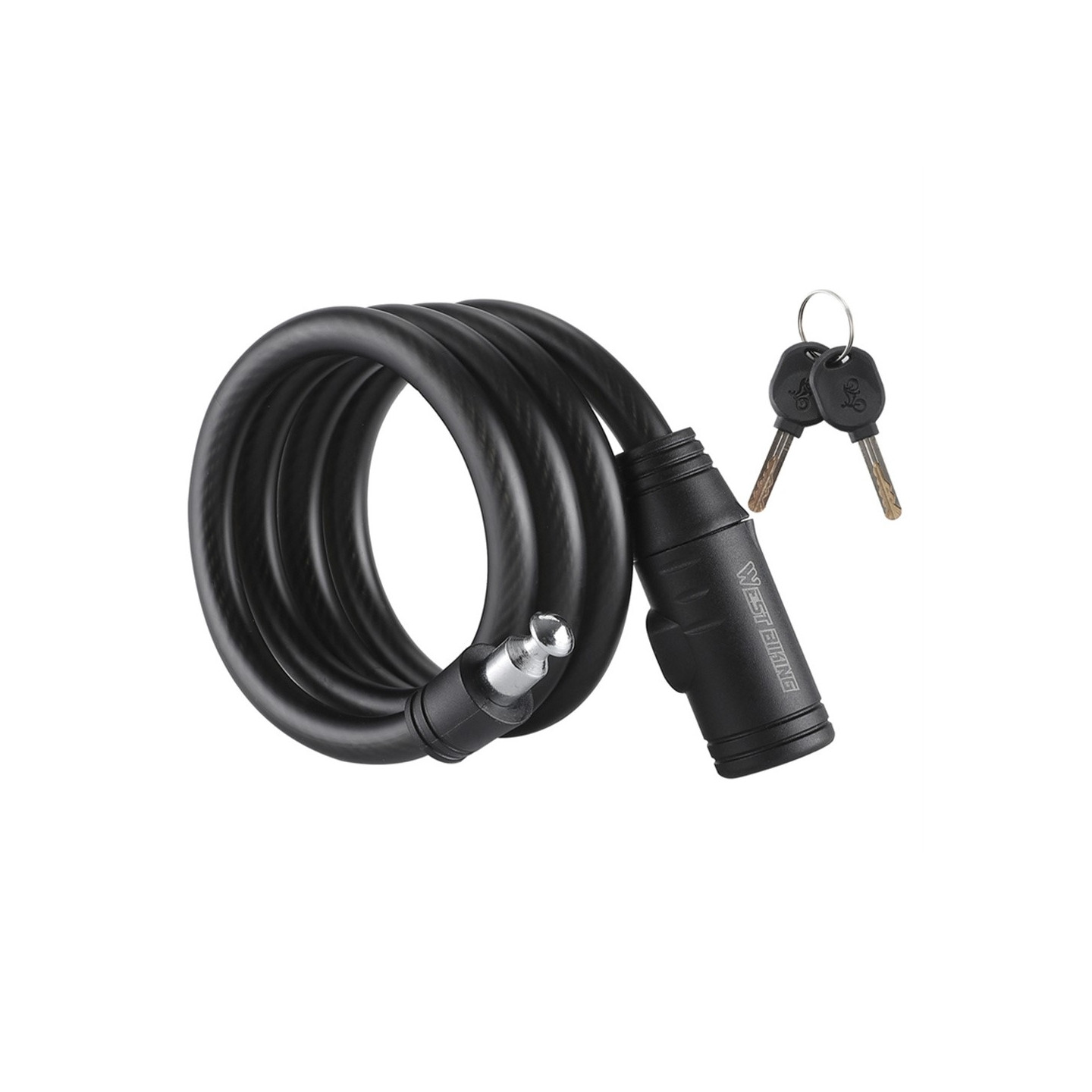 WEST BIKING Cykel Elcykel Knallert Stållås Cykellås Kædelås Tyverisikring MTB