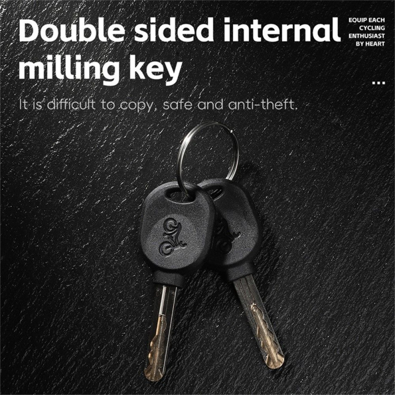 WEST BIKING Sykkel Elsykkel Moped Stållås Sykkellås Kjedelås Tyverisikring MTB