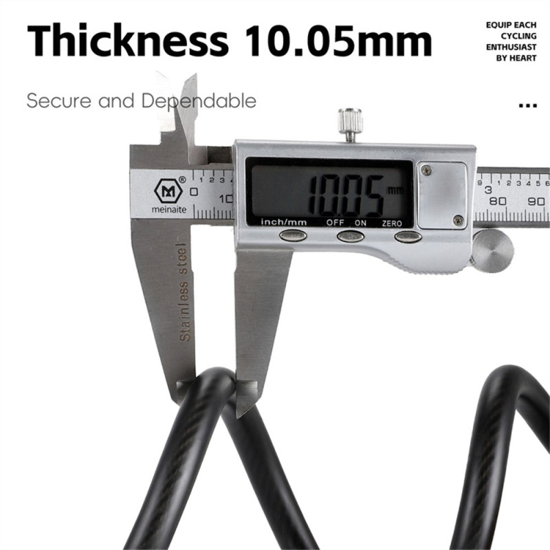 WEST BIKING Bicycle Electric Bike Moped Steel Lock Bicycle Lock Chain Lock Anti-Theft MTB