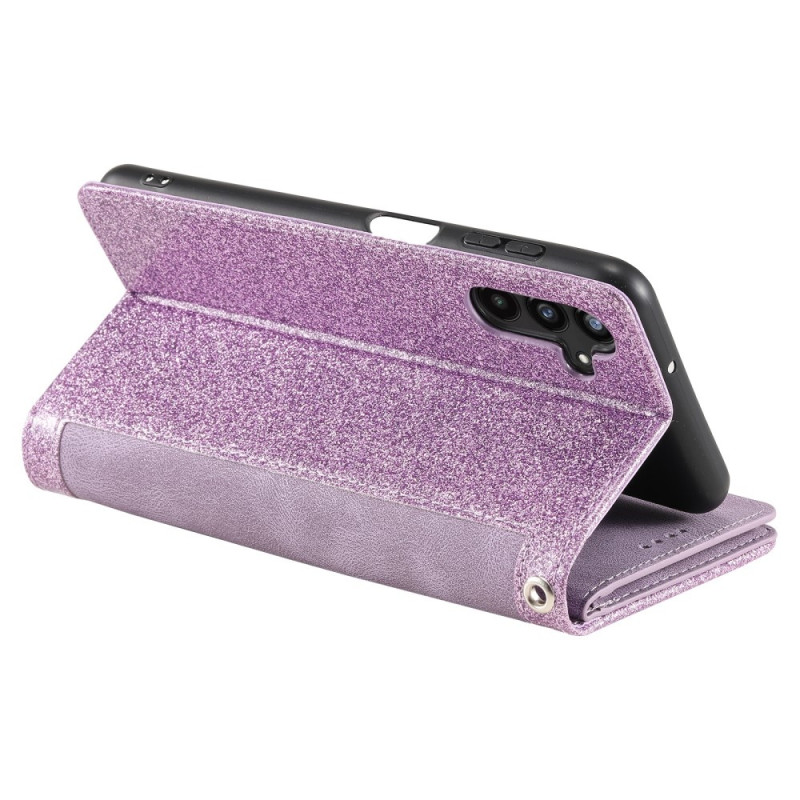 For Samsung Galaxy S25+ 5G Case Zipper Pocket PU Leather Phone Cover with 9 Card Slots