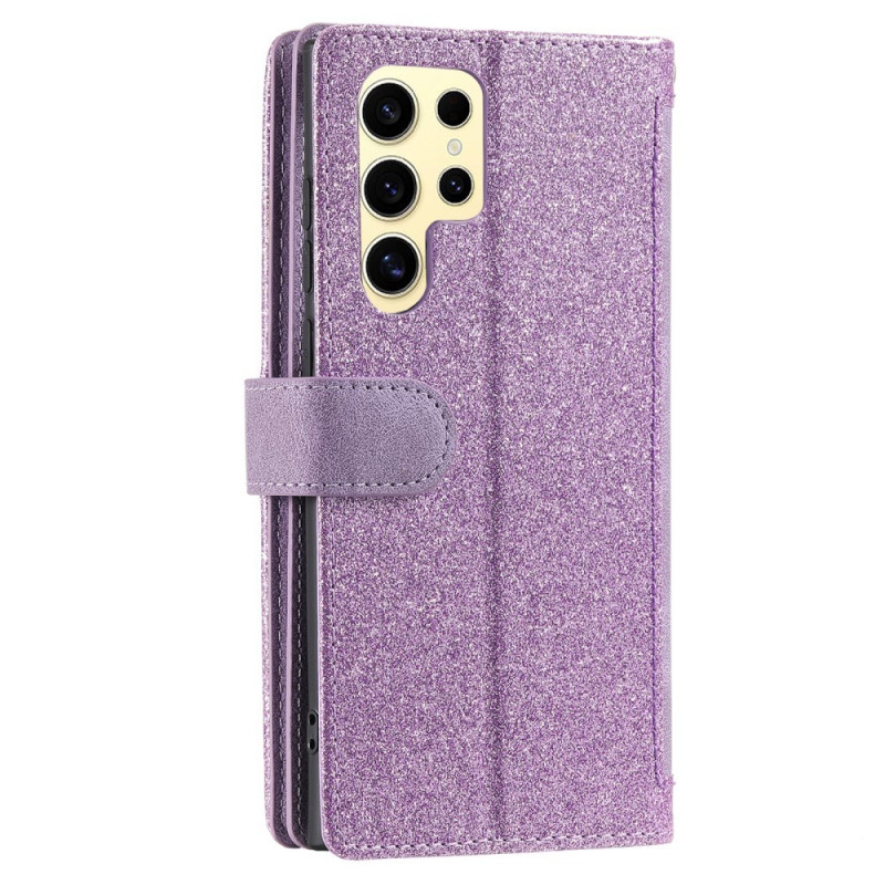 Til Samsung Galaxy S25 Ultra 5G Etui med Lynlåslomme og 9 Kortlommer