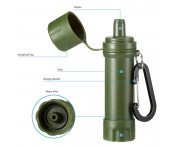 Outdoor Survival Purifier Water Filter Straw Filtration System