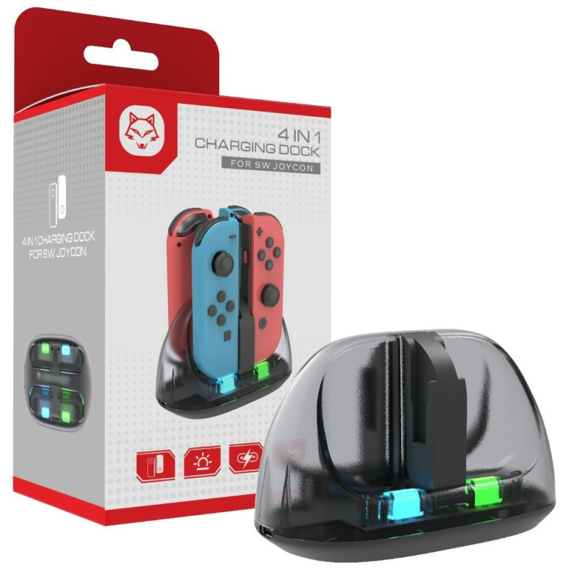 Oplader til controllere kompatibel med Nintendo Switch Joy-Con Ladestation