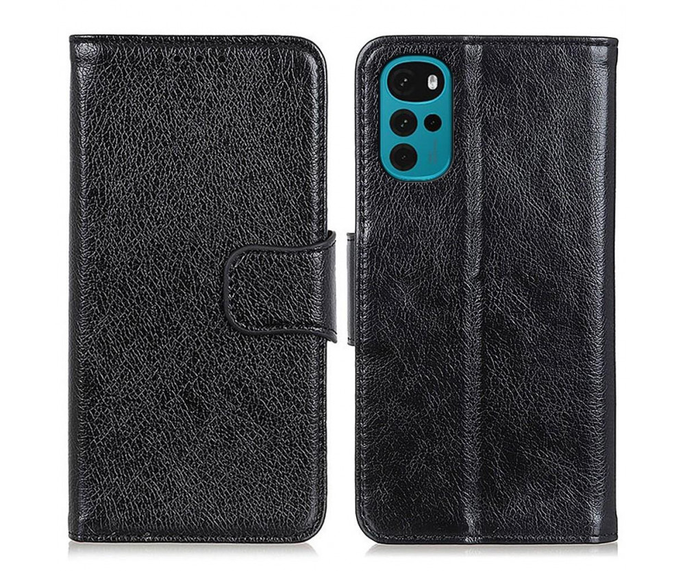 Motorola Moto G22  / Moto E32s 4GPlånboksfodral Textured Split - Svart