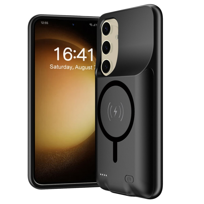 Til Samsung Galaxy S25 Opladningsetui Shell 10000mAh batteri kompatibel MagSafe