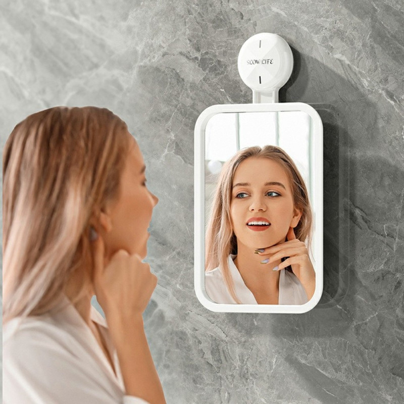 Strong Suction Cup Wall Mounted Mirror Makeup Mirror