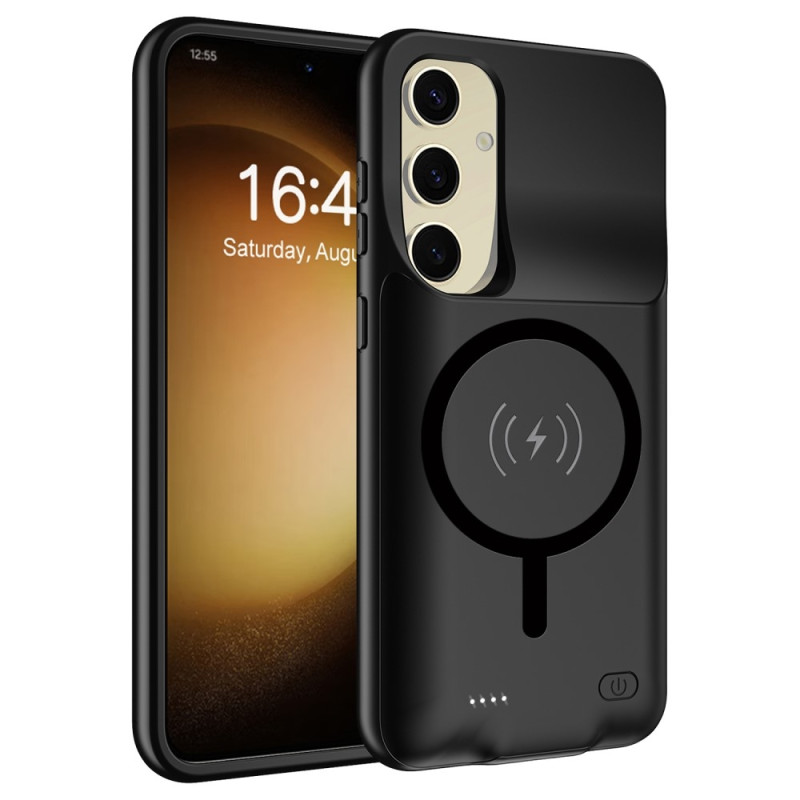 Til Samsung Galaxy S25 Opladningsetui Shell 10000mAh batteri kompatibel MagSafe