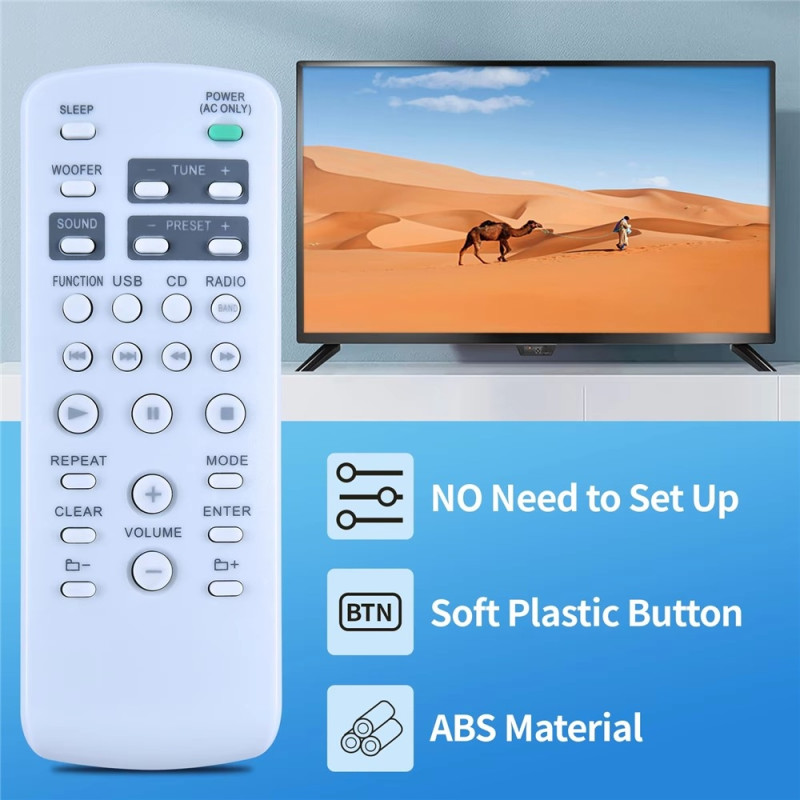 Kaukosäätimen vaihto Sony DVD-vahvistimelle RMT-CG880A