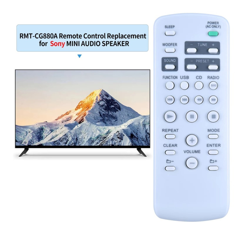 Remote Control Replacement for RMT-CG880A For Sony DVD Amplifier