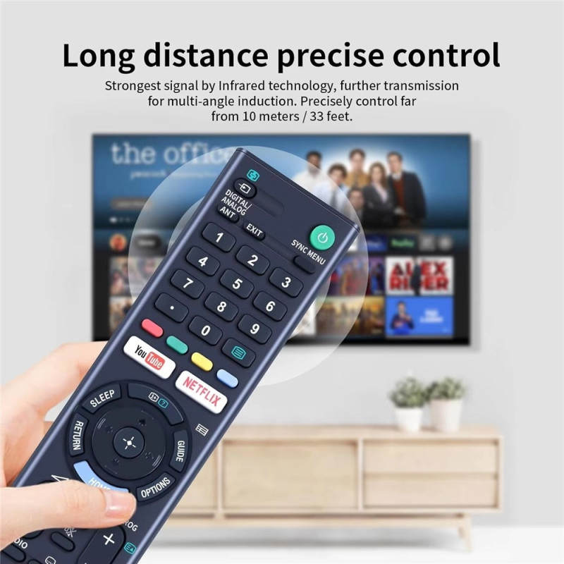 Remote Control Replacement for RMT-TX300P For Sony TV