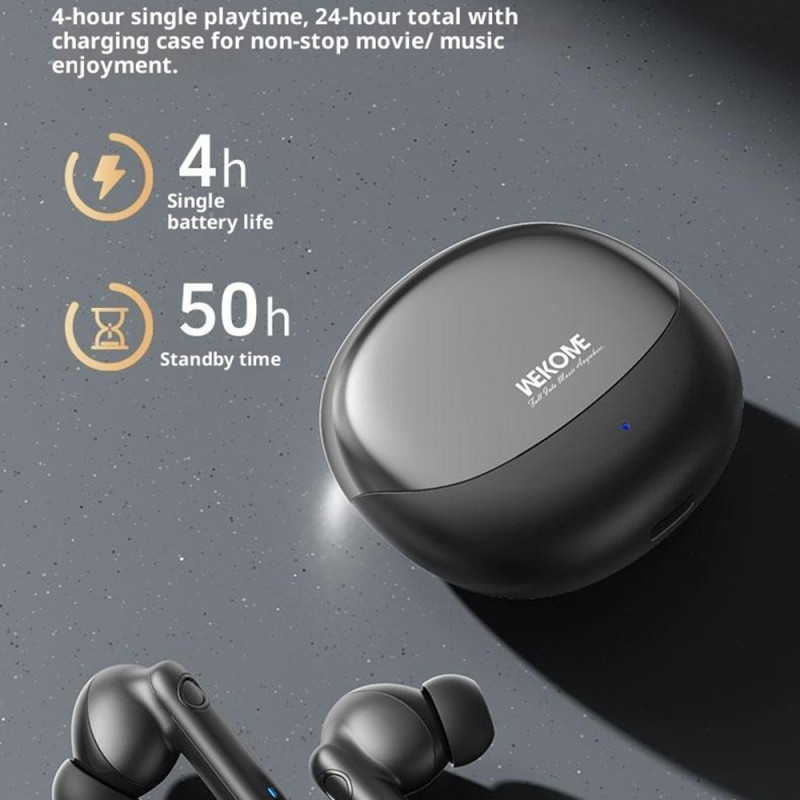 WEKOME WS-29 Wireless Headphones In-Ear Bluetooth Kinkong 10 mm Driver - Black