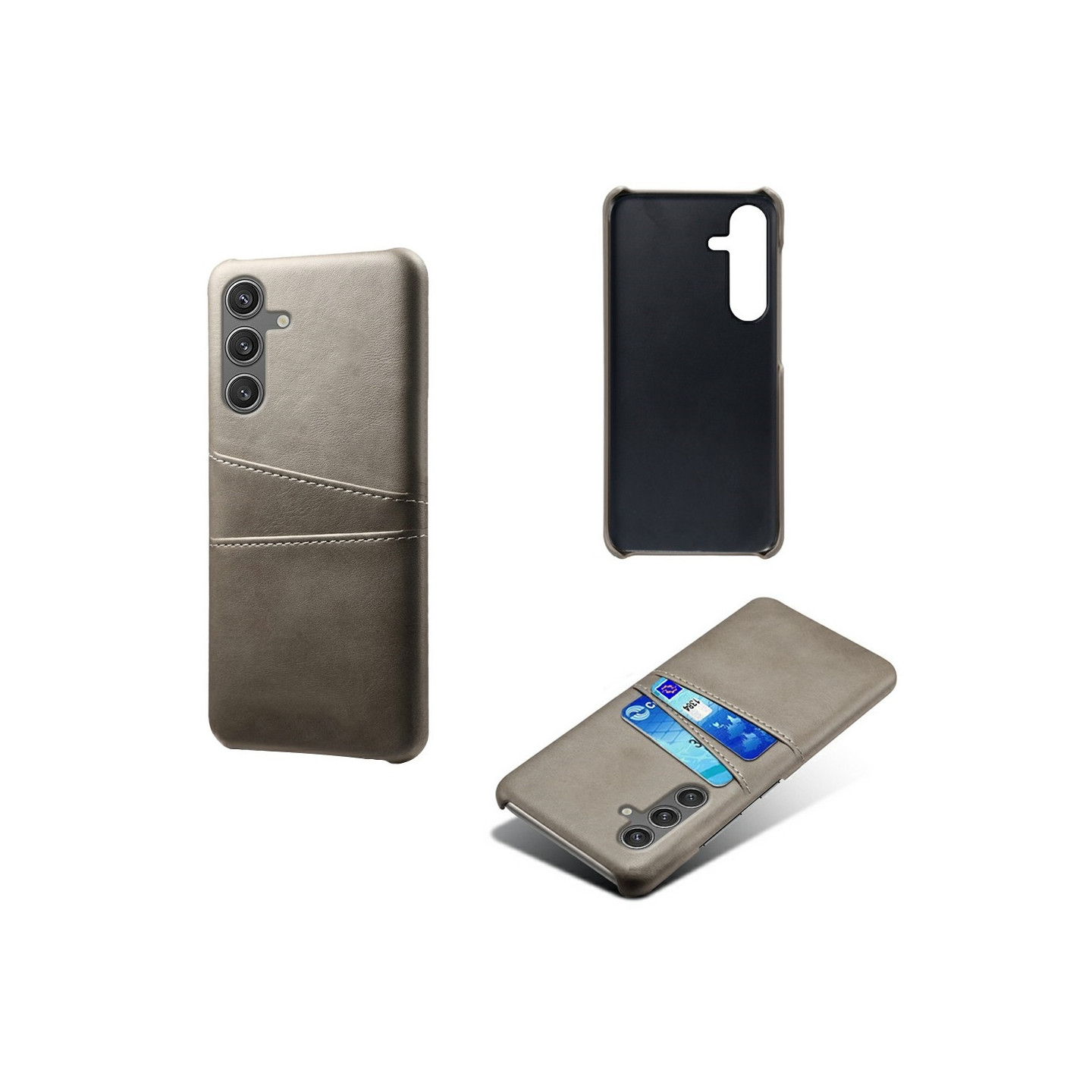 Samsung Galaxy S25 KSQ Pu-Leather Coated Shell Hard Case