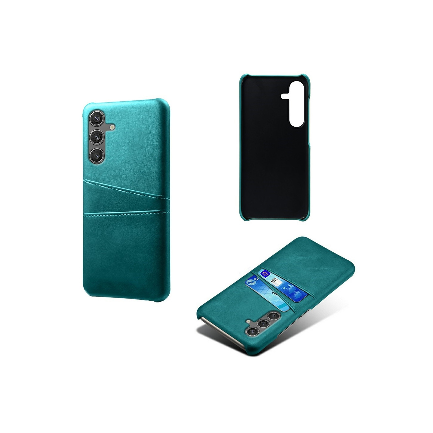 Til Samsung Galaxy S25 KSQ PU-læderbelagt skal hårdt etui