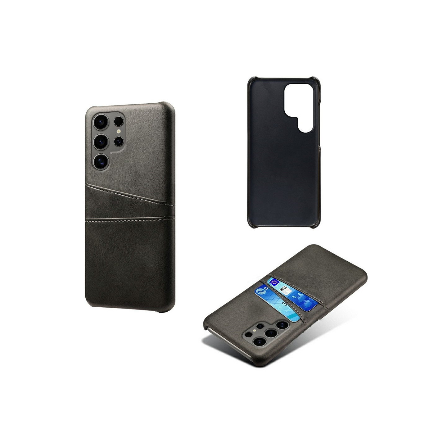 Samsung Galaxy S25 Ultra KSQ Pu-nahkapäällysteinen kuori kova kotelo