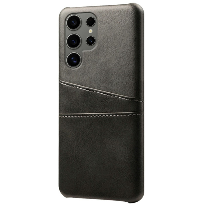 Til Samsung Galaxy S25 Ultra  KSQ PU-læderbelagt skal hårdt etui