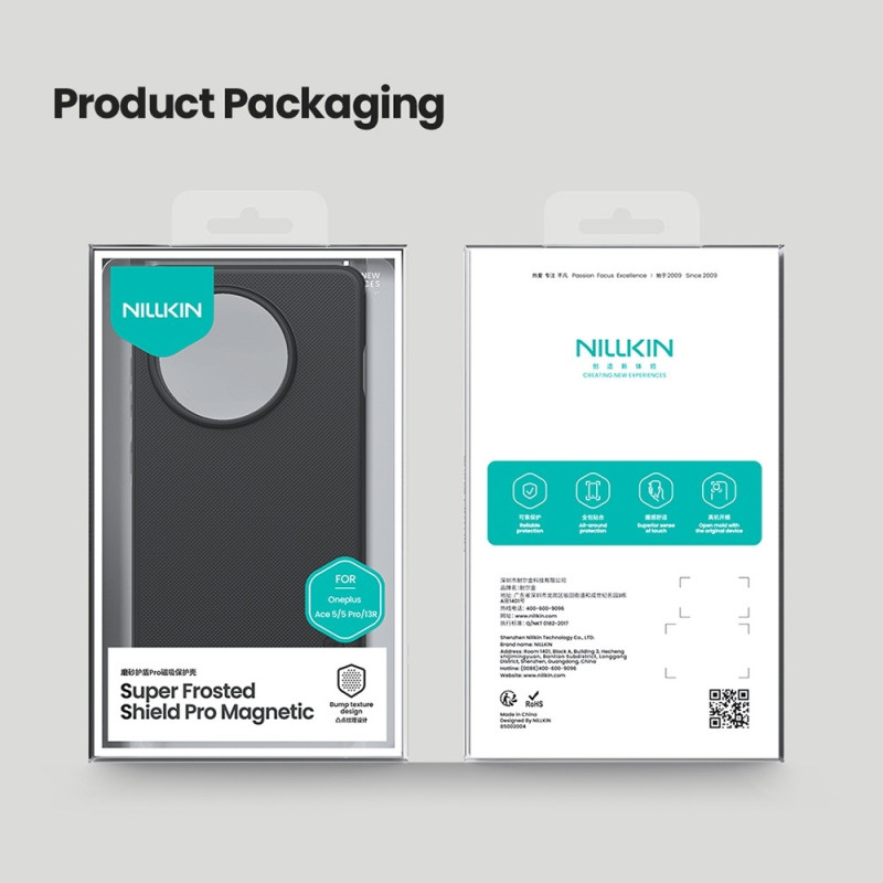 NILLKIN Frosted Shield Pro OnePlus 13R -kotelolle, yhteensopiva MagSafe TPU -suojus