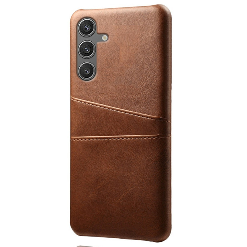 Samsung Galaxy S25 KSQ Pu-Leather Coated Shell Hard Case