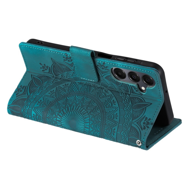 Til Samsung Galaxy A26 tegnebogscover Cover Shell Mandala Blomstermønster