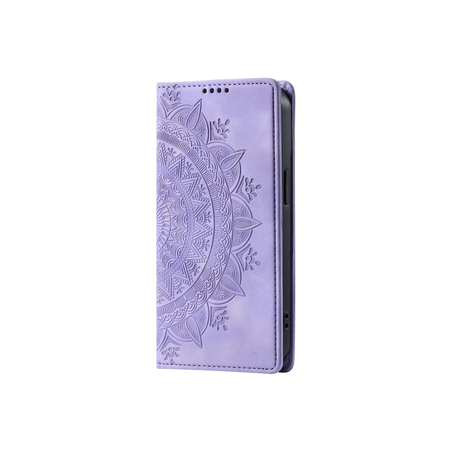 For Samsung Galaxy S25 Wallet Case Cover Shell Mandala Flower Pattern