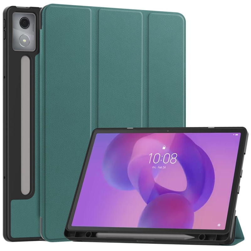 For Lenovo Idea Tab Pro Case Tri-Fold stativdeksel med penneholder