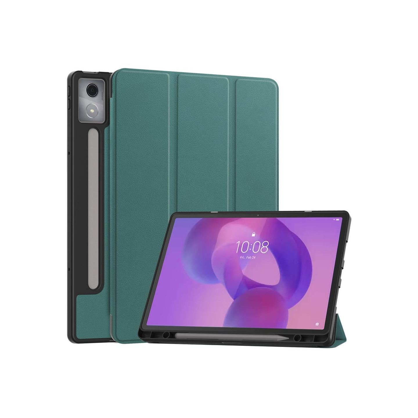 Til Lenovo Idea Tab Pro Case Tri-Fold Stand Cover med Pen Holder