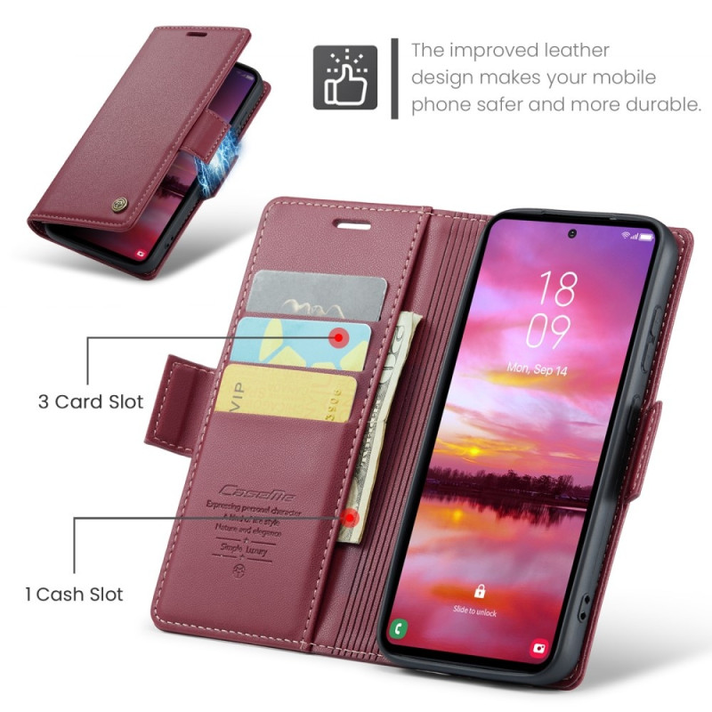 CASEME Retro Wallet Case for Samsung Galaxy S25