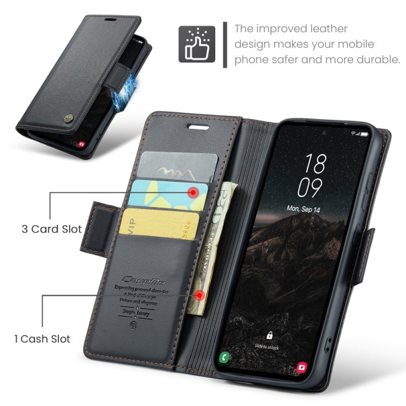 CASEME Retro Wallet Case for Samsung Galaxy S25