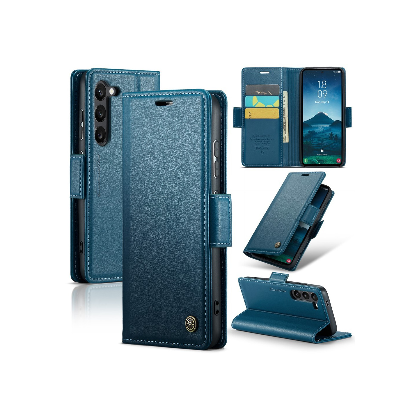 CASEME Retro Wallet Case for Samsung Galaxy S25