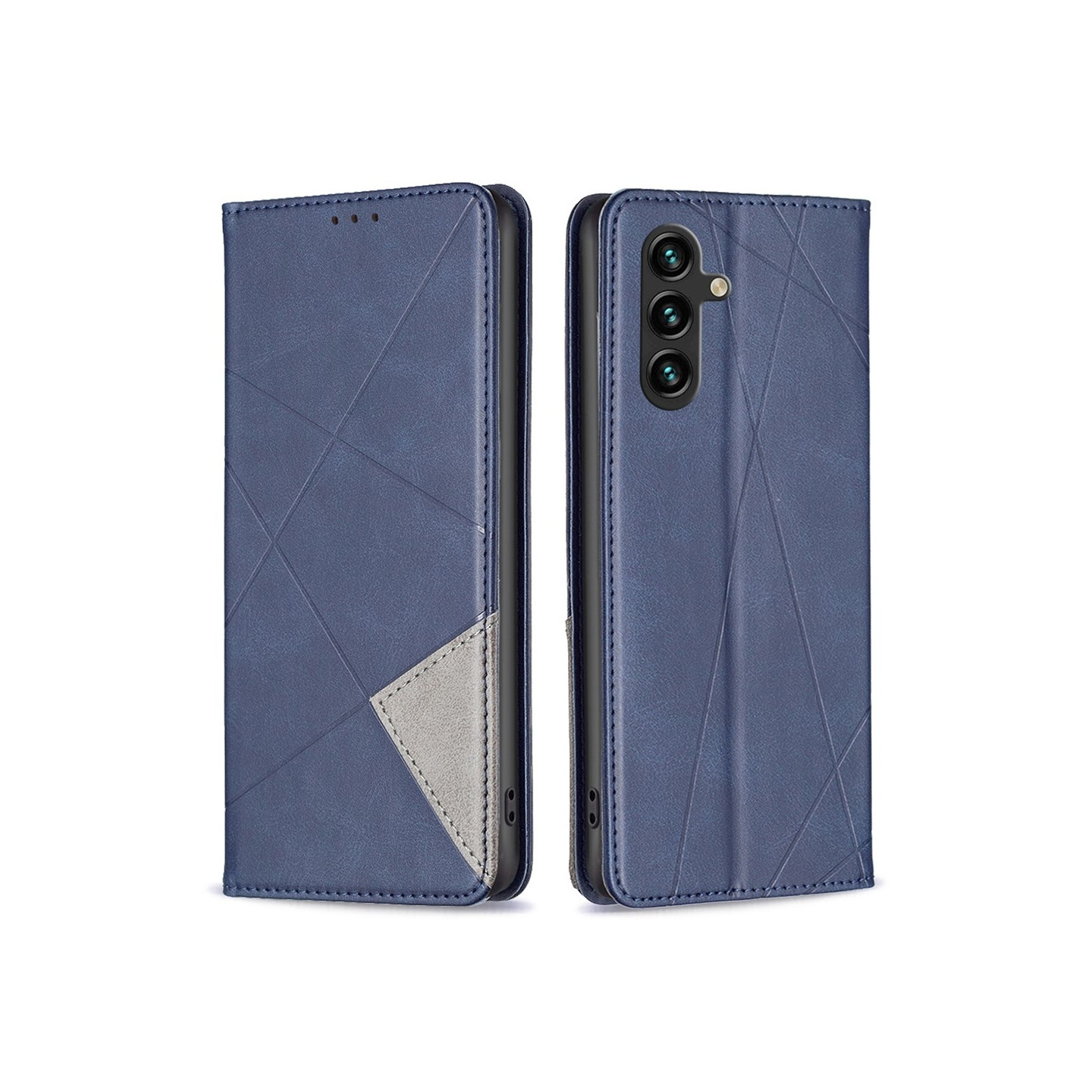 BINFEN COLOR För Samsung Galaxy A56 Stötsäkert Plånboksfodral – Blå