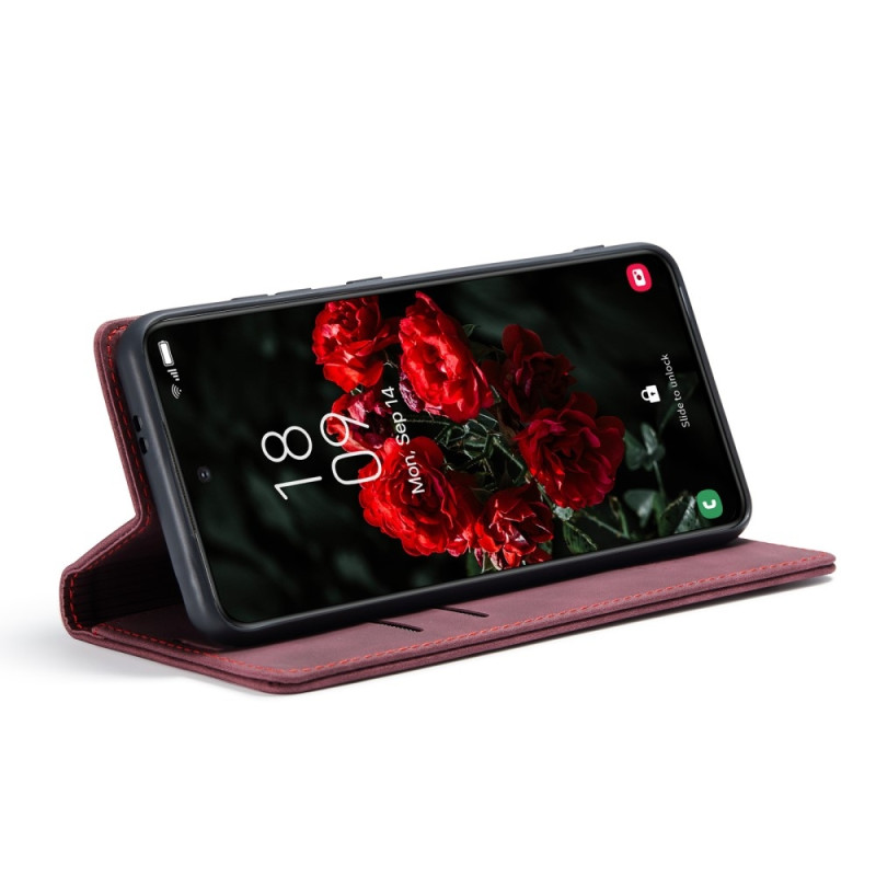 CASEME Plånboksfodral Samsung Galaxy S25+ (S25 Plus) - Röd