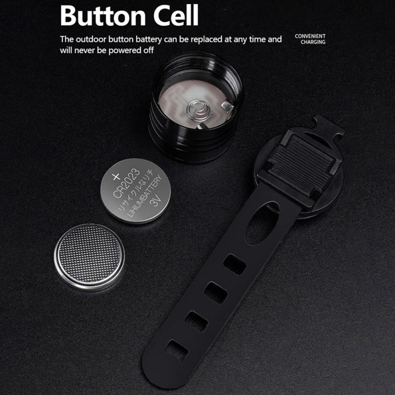 Bicycle Lighting Light Bicycle helmet LED front/rear light Waterproof - White