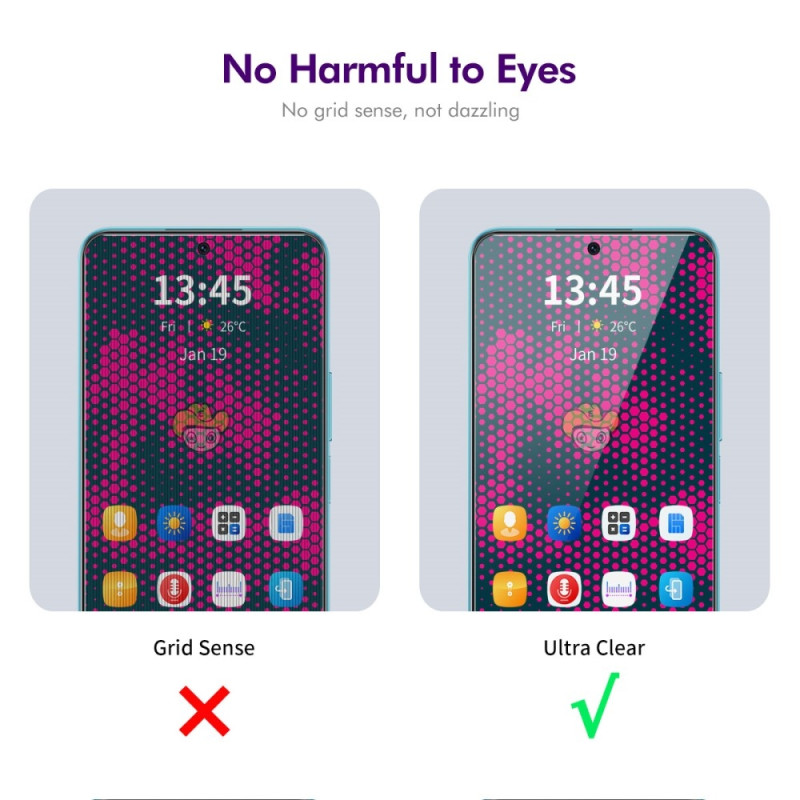 For Samsung Galaxy A36 A56 Privacy Anti-Spy Privacy Full dekning herdet glass