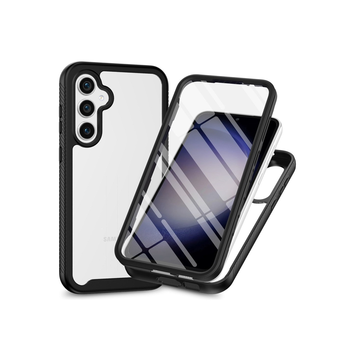 Til Samsung Galaxy A56 / A36 PC+TPU-deksel med støtsikker telefonveske