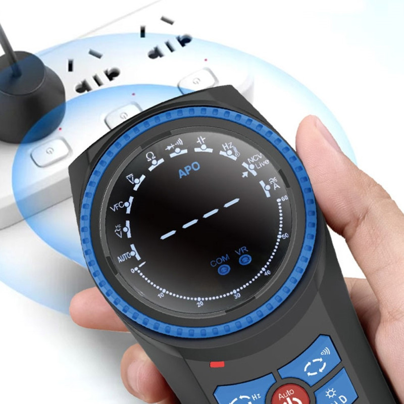 SUNSHINE Roterende Multimeter Auto Range Håndholdt spenningsmotstand Kontinuitetstester