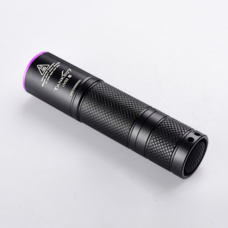 TANK007 365nm Ultraviolet Flashlight Handheld UV torch for currency verification