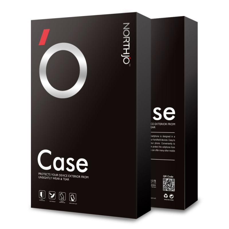 NORTHJO För Samsung Galaxy A56 5G TPU Telefonfodral med Härdat Glas Skärmskydd